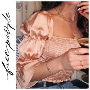 Intimately Free People | So Shirred Cami Top Pink Rose Small